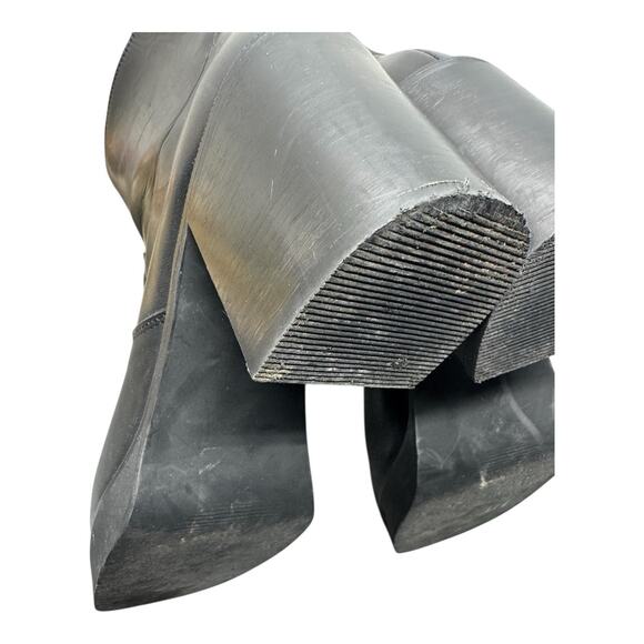 ASOS Black Ankle Bootie 10 Block Heel Boot Goblin Core Witchcore Whimsigoth - Picture 5 of 13